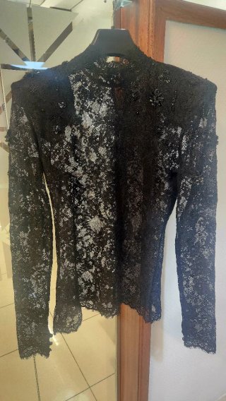 Top Elie Saab x H&M Negro