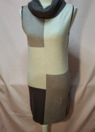Vestido de punto patchwork e-Wom