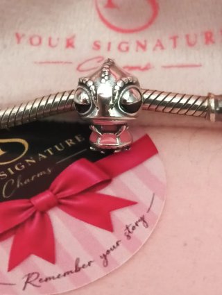 Charm de Plata Camaleona
