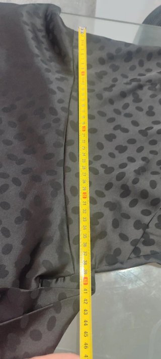 Vestido Negro de Tirantes ,tejido de raso