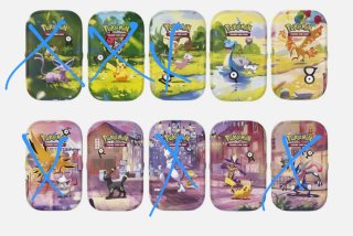 4 Mini Tins Pokémon 30 Aniversario