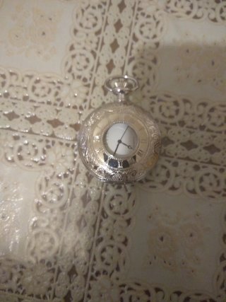 Reloj de Bolsillo Plateado