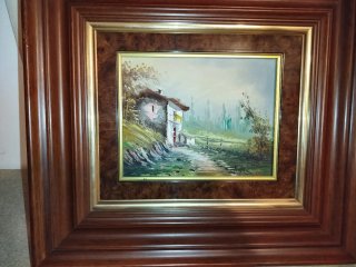 Cuadro al óleo sobre lienzo firmado