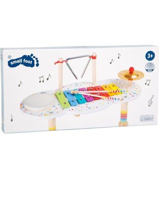 Small Foot Pizarra Muziek Met Cuatro Instrumentos 44 X 23 X 25 Cm Juguete