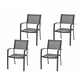 Chillvert Set de 4x Sillas de Exterior Pavia