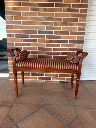 Banqueta descalzadora de madera