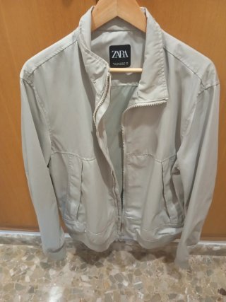 Chaqueta Beige Zara Talla L