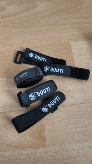Pack 5 Correas Velcro Bici/Patinete DUUTI