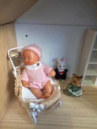 Set de Muñecos y Accesorios para Casa de Muñecas