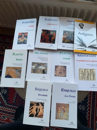 Lote Euripides Esquilo Sofocles Aristofanes Plauto