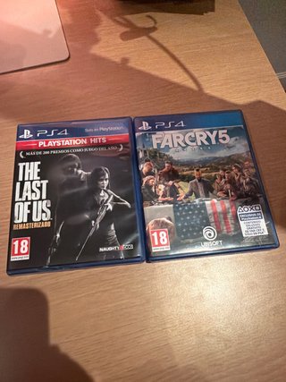 2 Juegos PS4: The Last of Us y Far Cry 5