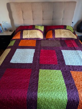Colcha Multicolor para Cama 150x200