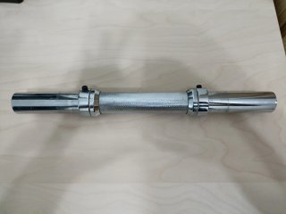 Barra para Mancuerna de Acero 35cm.