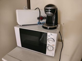 Set de Microondas, Cafetera y Tostadora