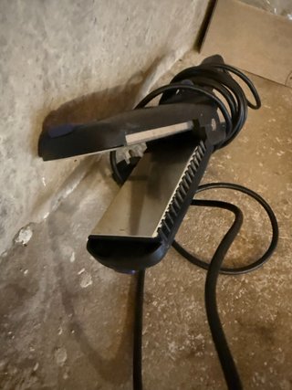 Plancha de pelo negra