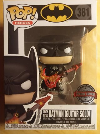 Funko Pop! Death Metal Batman (Guitar Solo) 381