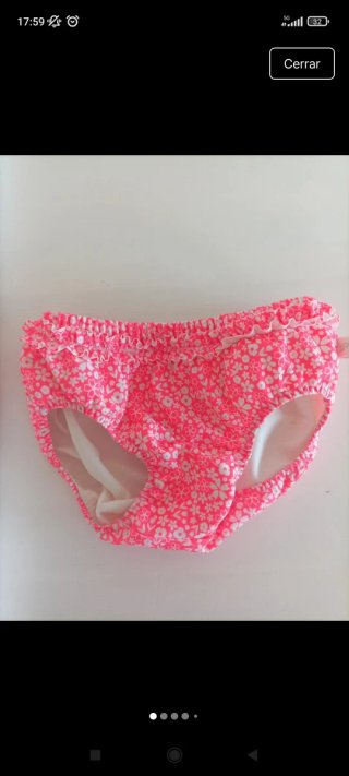 Bañador pañal estampado floral