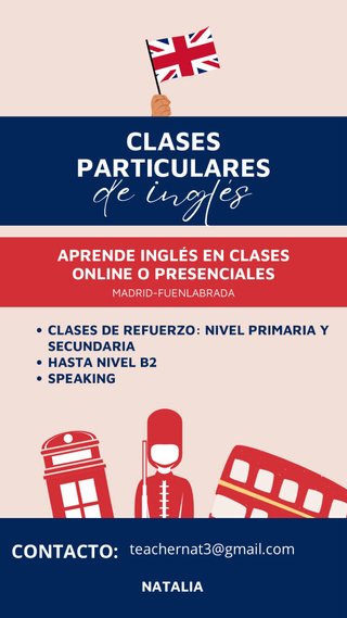 Clases particulares de inglés