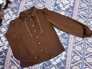 Camisa Mujer Marrón Talla S