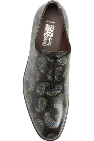 Zapatos Oxford Ferragamo de Piel Paisley NUEVOS