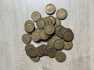 Lote 40 Monedas 2,5 Pesetas 1953 Franco