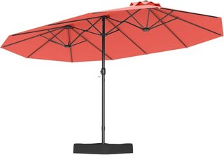 COSTWAY Sombrilla Grande Doble 470 x 280 cm