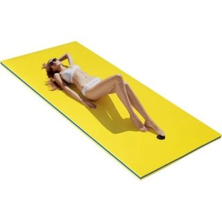 Colchoneta flotante COSTWAY OP70098YE 220×90 cm