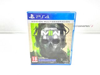 call of duty modern warfare ii ps4