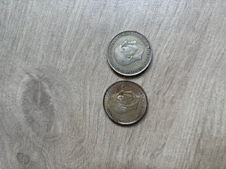 2 Monedas de 100 Pesetas 1966