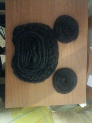 Moños de Fallera Adulta Negros