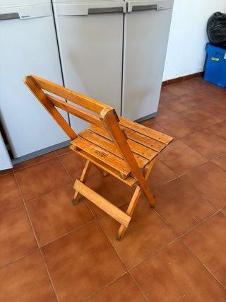 Silla Plegable de Madera