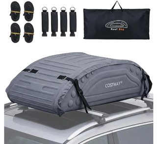 Cofre de techo para coche COSTWAY