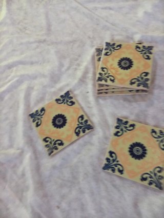 Set de 70 Baldosas Pintadas a Mano