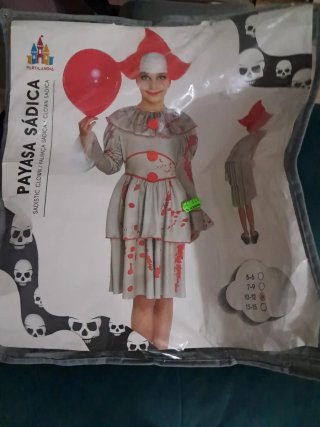Disfraz Halloween Payasa Sádica
