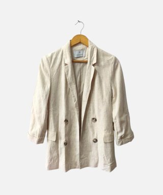 Blazer crema Stradivarius mujer Talla XS