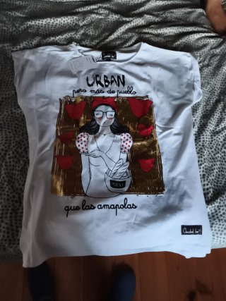 Camiseta Anabel Lee Blanca