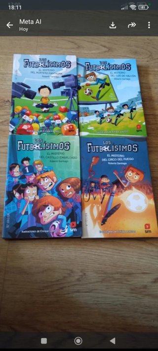 Lote 4 libros de futbolisimo