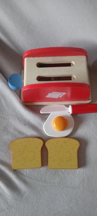 Tostadora de Juguete de Madera