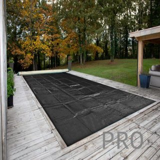 AREBOS ARHESF07S Cubierta solar rectangular para piscinas