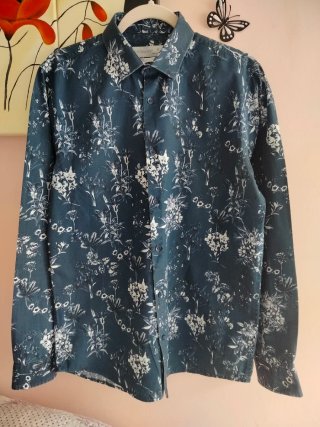 Camisa Hombre Slim Estampada