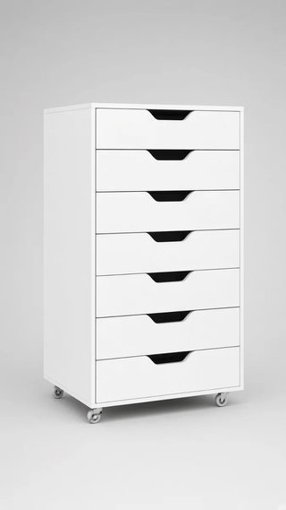 Cajonera archivador COSTWAY JV13198WH 7 cajones
