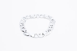 Pulsera de plata de 925 eslabones ovalados. Ref:065-05-00471