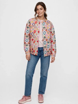 Chaqueta Acolchada Estampada