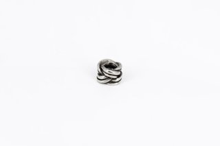 Charm de plata de 925 trenzado. Ref:039-03-01057