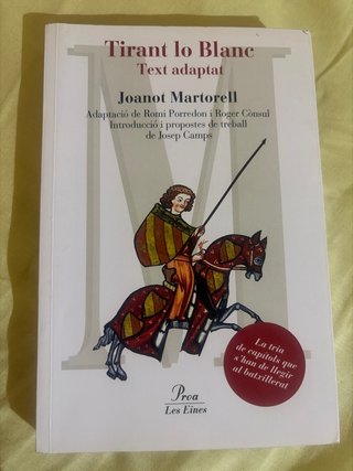 Libro tirant lo blanc