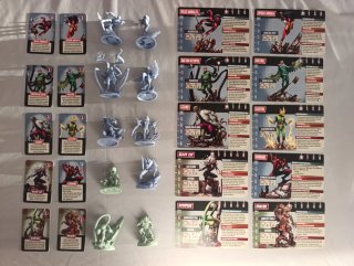 Zombicide Marvel - Figuras y Cartas Kickstarter