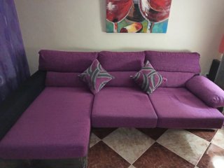 Sofá Chaise Longue Morado