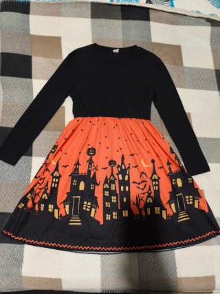 Vestido de Halloween para Niña Talla 9-10