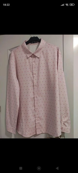 Camisa Estampada Rosa Talla XXL