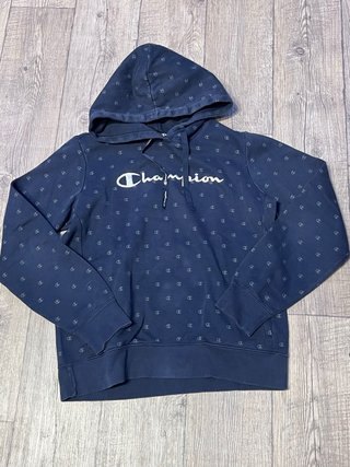 Felpa con cappuccio Champion blu